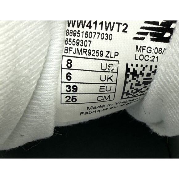 New Balance 411v2 White Athletic Running Walking Shoes Womens 8 2A (X-Narrow) - Picture 11 of 11